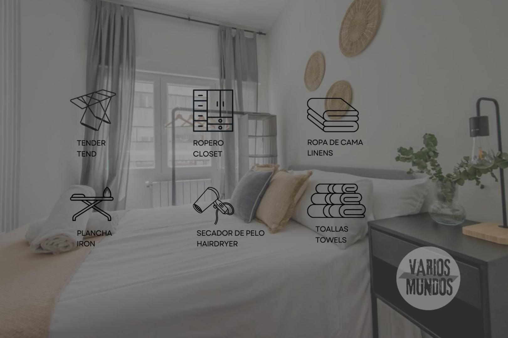 Excuisite New Apt En Gran Via Para 5Pax E2 Madrid Kültér fotó