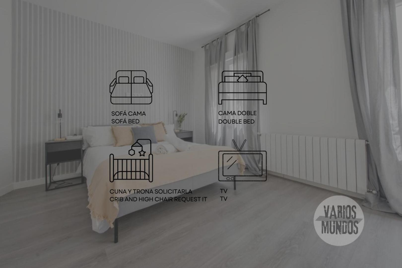 Excuisite New Apt En Gran Via Para 5Pax E2 Madrid Kültér fotó